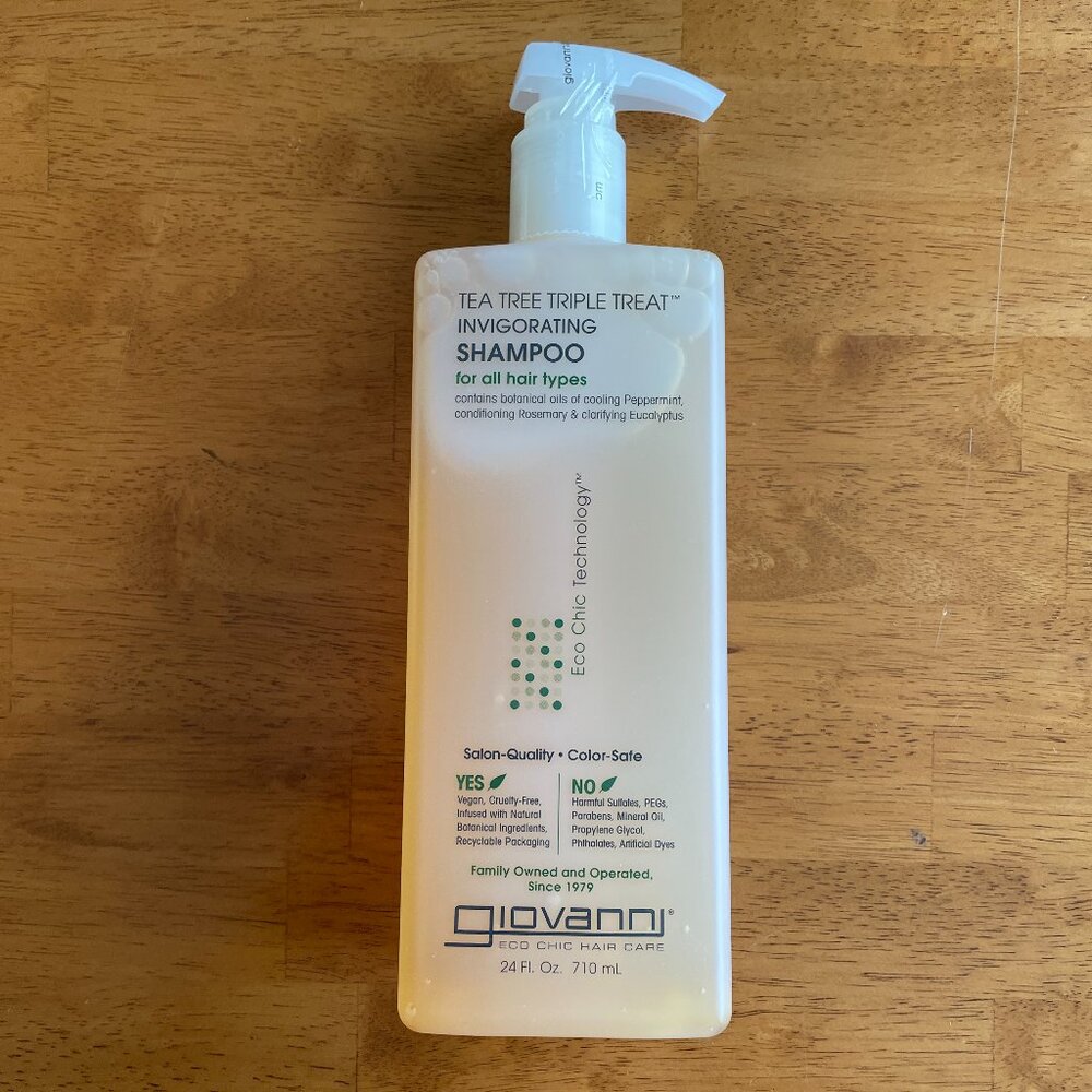 Giovanni Tea Tree Triple Treat Invigorating Shampoo - 24oz